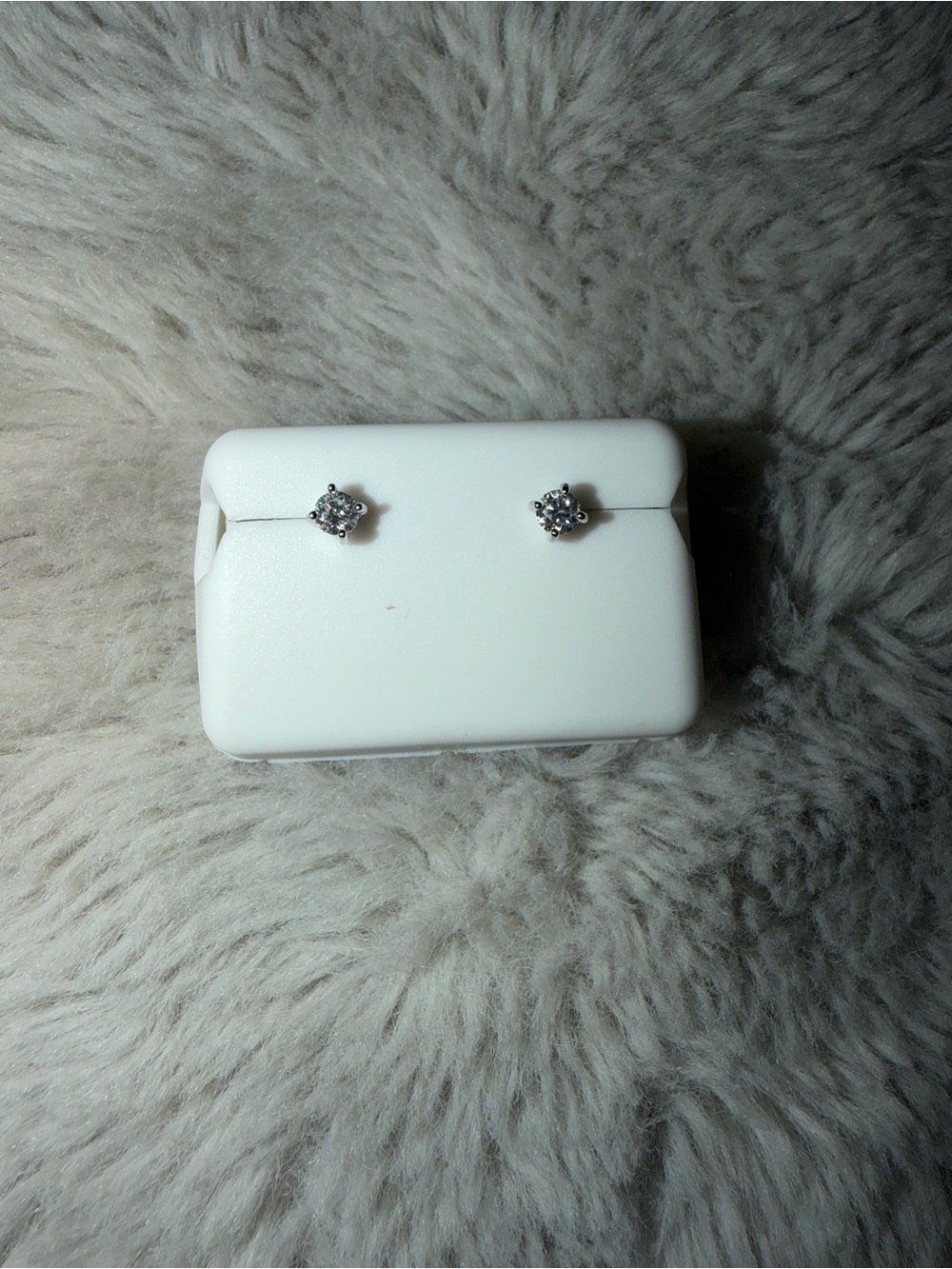 Moissanite 925 Silver .25 CTW Earrings NEW
